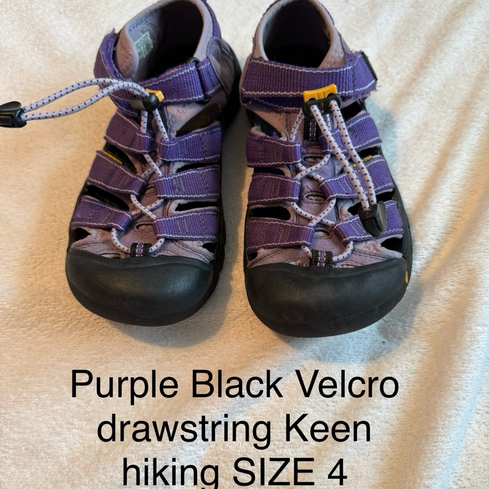 Keen Kids Purple and Black Sandals